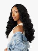 SENSATIONNEL - KINKY EDGE Y-PART LACE WIG - KINKY LOOSE WAND CURL24 (CK&CO)