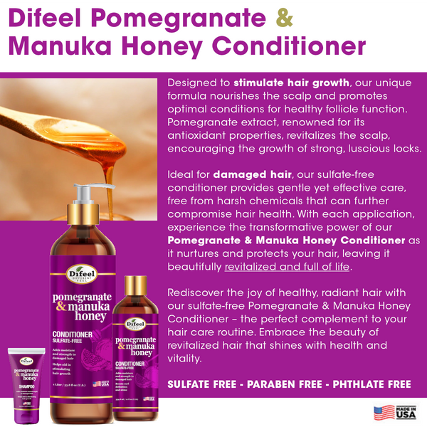 Difeel - POMEGRANATE & MANUKA HONEY SULFATE-FREE CONDITIONER