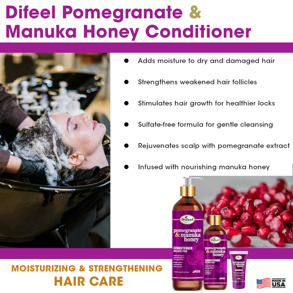 Difeel - POMEGRANATE & MANUKA HONEY SULFATE-FREE CONDITIONER