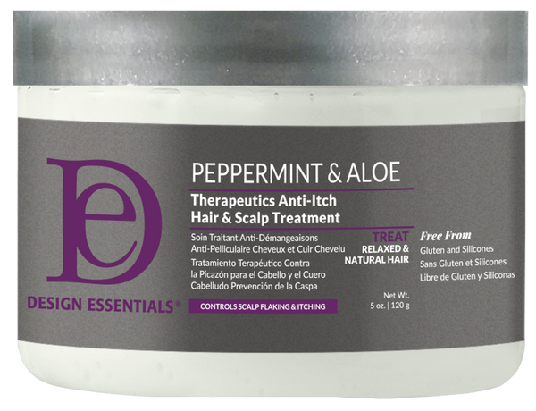DESIGN ESSENTIALS - Peppermint & Aloe Therapeutics Anti-Itch Hair & Scalp Treatment