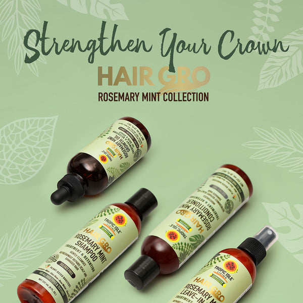 TROPIC ISLE - HAIR GRO ROSEMARY MINT SHAMPOO