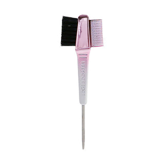 STYLE FACTOR - Edge Booster Hair Brush + Comb PINK/WHITE