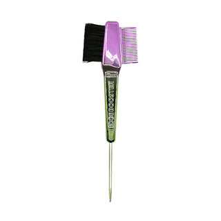 STYLE FACTOR - Edge Booster Hair Brush + Comb PURPLE/GREEN