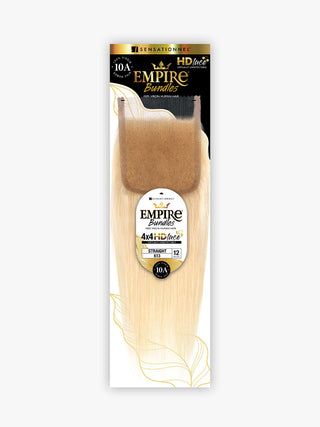 Buy 613-blonde SENSATIONNEL - EMPIRE HH 4 X 4 HD LACE CLOSURE STRAIGHT