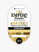 SENSATIONNEL - EMPIRE 10A BUNDLES 4X4 CLOSURE MULTI PACK STRAIGHT (HUMAN)