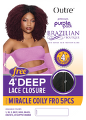 OUTRE - PURPLE PACK BOUTIQUE - MIRACLE COILY FRO 5PCS