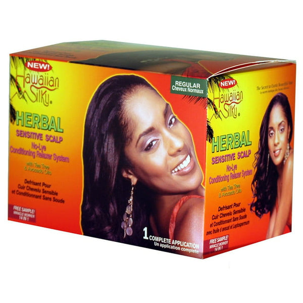 Hawaiian Silky - Herbal No-Lye Conditioning Relaxer System REGULAR