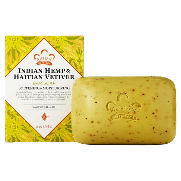 NUBIAN - Heritage Soap Indian Hemp & Haitian Vetiver
