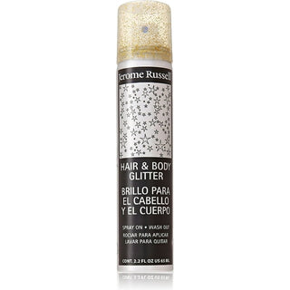 Buy gold Jerome Russell - Hair & Body Glitter Color Spray