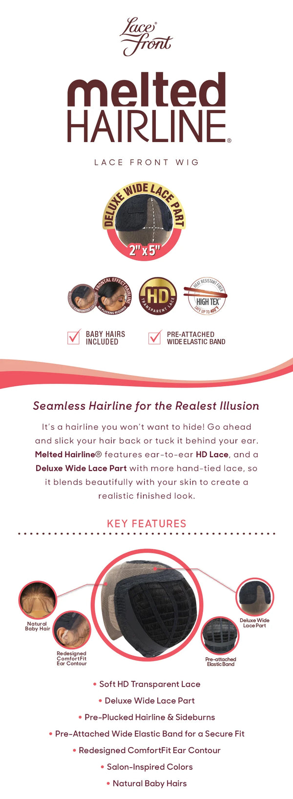 OUTRE - QL - MELTED HAIRLINE - DELUXE WIDE LACE PART - ZANDRA - HT
