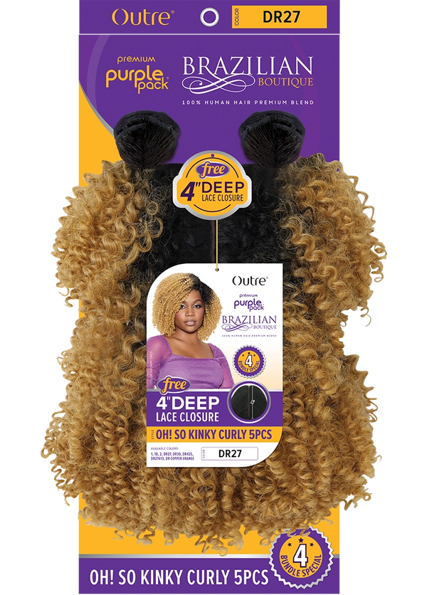 OUTRE - PURPLE PACK BOUTIQUE - OH! SO KINKY CURLY 5PCS