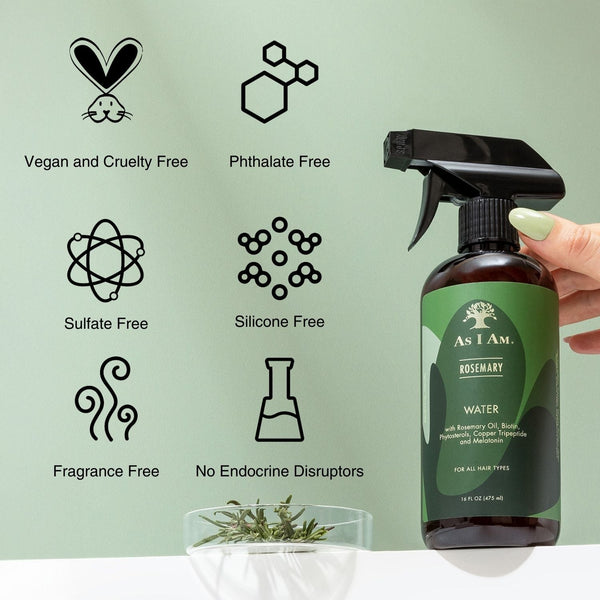 AS I AM - Rosemary Water Spray