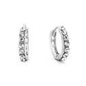 JOY JEWELRY - Silver Huggies Hoop Earrings