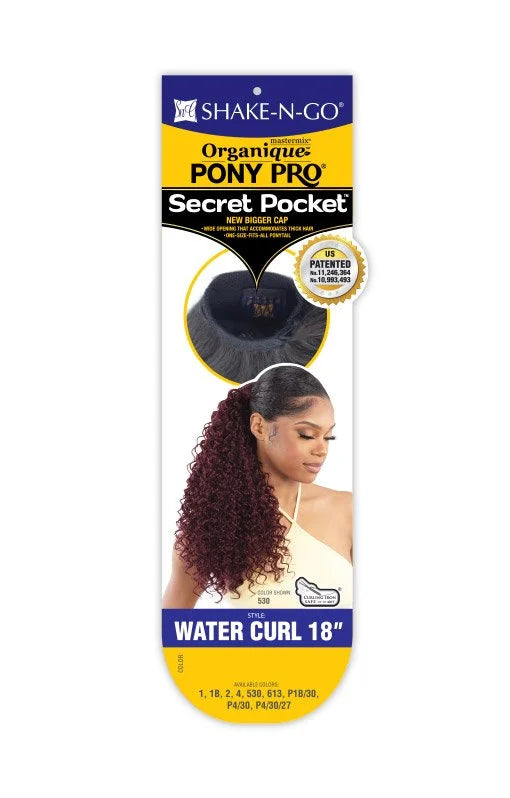 SECRET POCKET - PONY PRO WATER CURL 18"