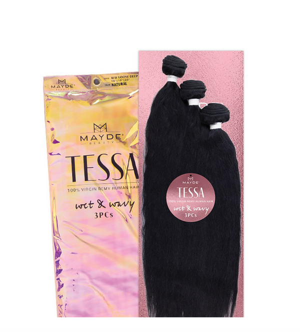 MAYDE - TESSA WET & WAVY 100% REMY HUMAN LOOSE DEEP 3PCS
