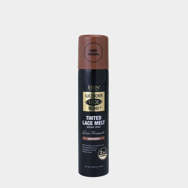 EBIN - WONDER BOND TINTED LACE MELT AEROSOL SPRAY DARK BROWN