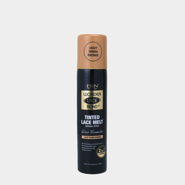 EBIN - WONDER BOND TINTED LACE MELT AEROSOL SPRAY LIGHT WARM BROWN