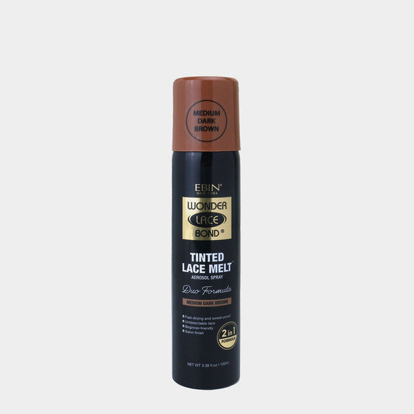 EBIN - WONDER BOND TINTED LACE MELT AEROSOL SPRAY MEDIUM DARK BROWN