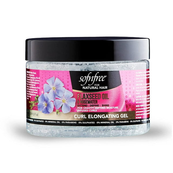 Sof N' Free - Flaxseed Oil & Rosewater Curl Elongating Gel