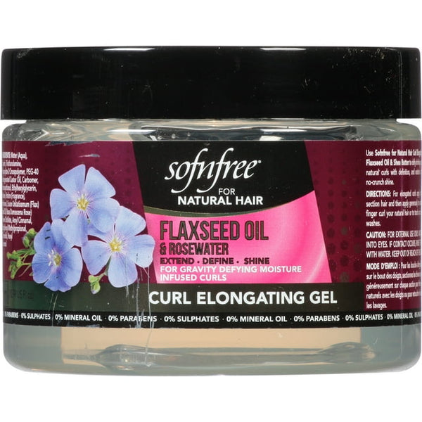 Sof N' Free - Flaxseed Oil & Rosewater Curl Elongating Gel