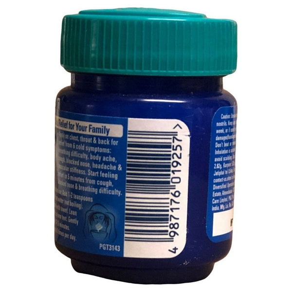 VICKS - VapoRub Cough with Menthol Camphor Eucalyptus Relieves Cold Symptoms