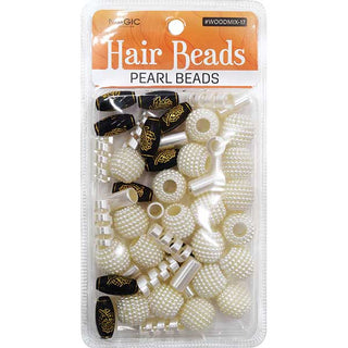 MAGIC COLLECTION - Hair Beads Wood Beads #WOODMIX-17