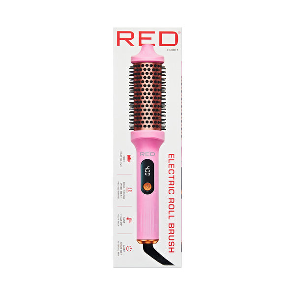 KISS - RED ELECTRIC HEAT ROLL BRUSH 1.5"