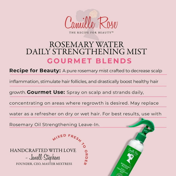Camille Rose - Rosemary Water Daily Strengthening Mist