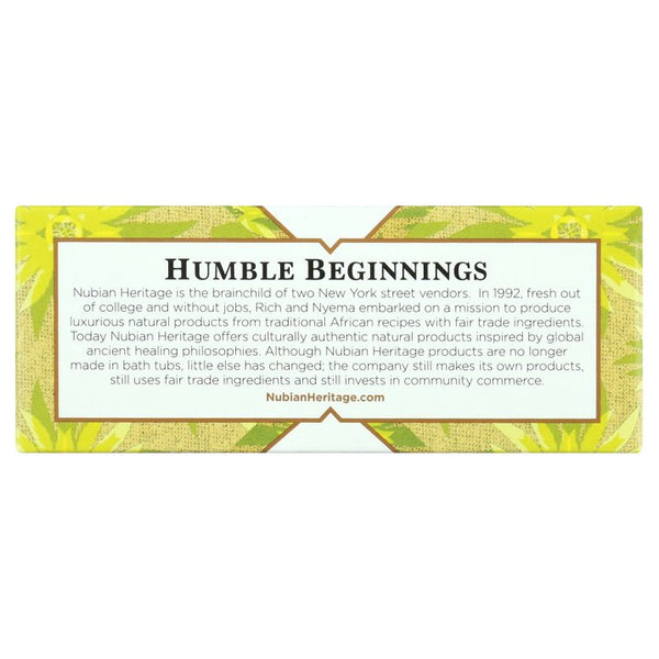 NUBIAN - Heritage Soap Indian Hemp & Haitian Vetiver