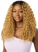 OUTRE - PURPLE PACK BRAZILIAN BOUTIQUE - DOMINICAN CURL 18"20"22" + DEEP LACE PARTING CLOSURE