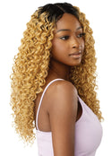 OUTRE - PURPLE PACK BRAZILIAN BOUTIQUE - DOMINICAN CURL 18"20"22" + DEEP LACE PARTING CLOSURE