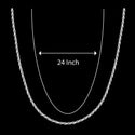 GNS - Silver Chain Necklace (KN0003S)