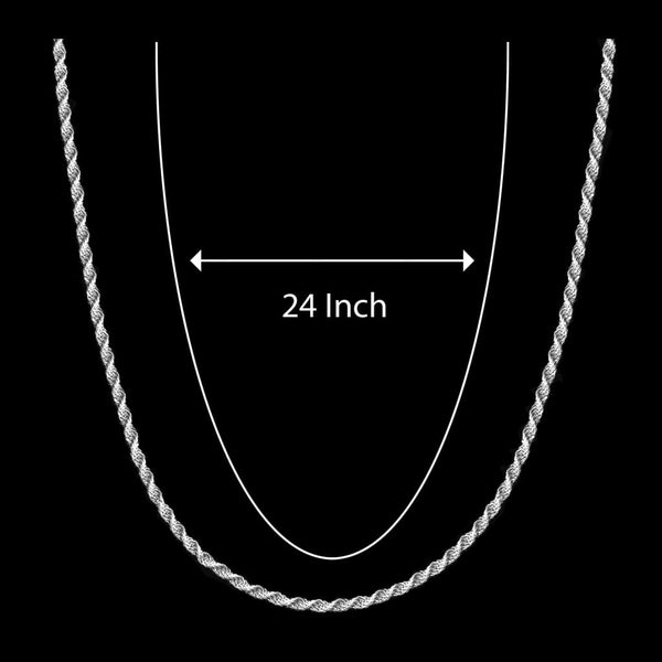 GNS - Silver Chain Necklace (KN0003S)