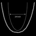 GNS - Silver Chain Necklace (KN0004S)