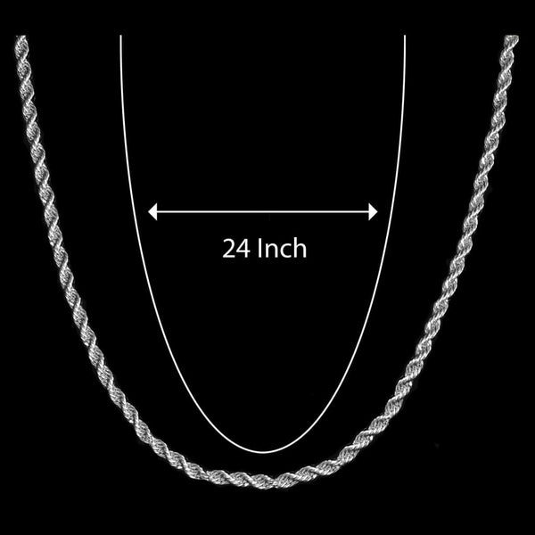 GNS - Silver Chain Necklace (KN0004S)