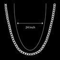 GNS - Silver Chain Necklace (KN0007S)