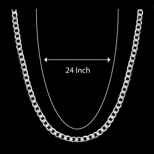 GNS - Silver Chain Necklace (KN0007S)