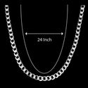GNS - Silver Chain Necklace (KN0008S)