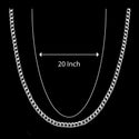 GNS - Silver Chain Necklace (KN0014S)