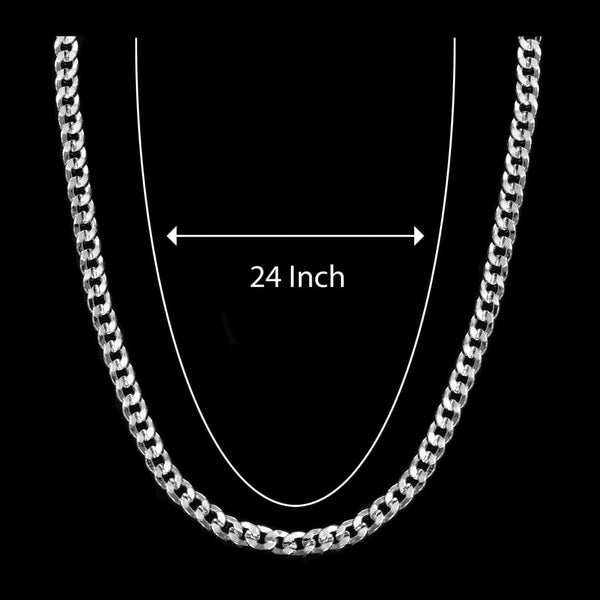 GNS - Silver Chain Necklace (KN0015S)