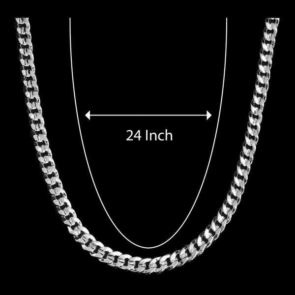 GNS - Silver Chain Necklace (KN0016S)