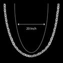 GNS - Silver Chain Necklace (KN0026S)