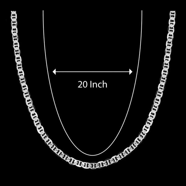 GNS - Silver Chain Necklace (KN0026S)
