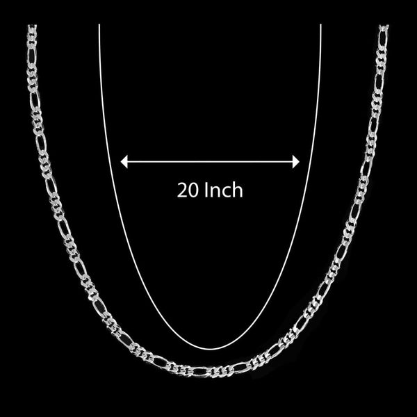 GNS - Silver Chain Necklace (KN0030S)