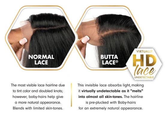 SENSATIONNEL - BUTTA LACE WIG - CURLY BODY 26" (HH MIXED)