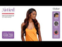 OUTRE - AIRTIED 100% FULLY HAND-TIED WIG - HHB - GLAM WAVES 28"