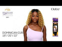 OUTRE - PURPLE PACK BRAZILIAN BOUTIQUE - DOMINICAN CURL 18"20"22" + DEEP LACE PARTING CLOSURE