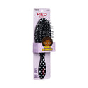 KISS - RED DESIGNED PADDLE BRUSH POLKA DOTS