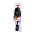 KISS - RED DESIGNED PADDLE BRUSH POLKA DOTS