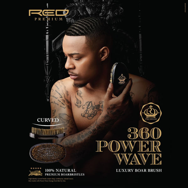 KISS - RPM POWER WAVE CLUB BOAR BRUSH (SOFT)